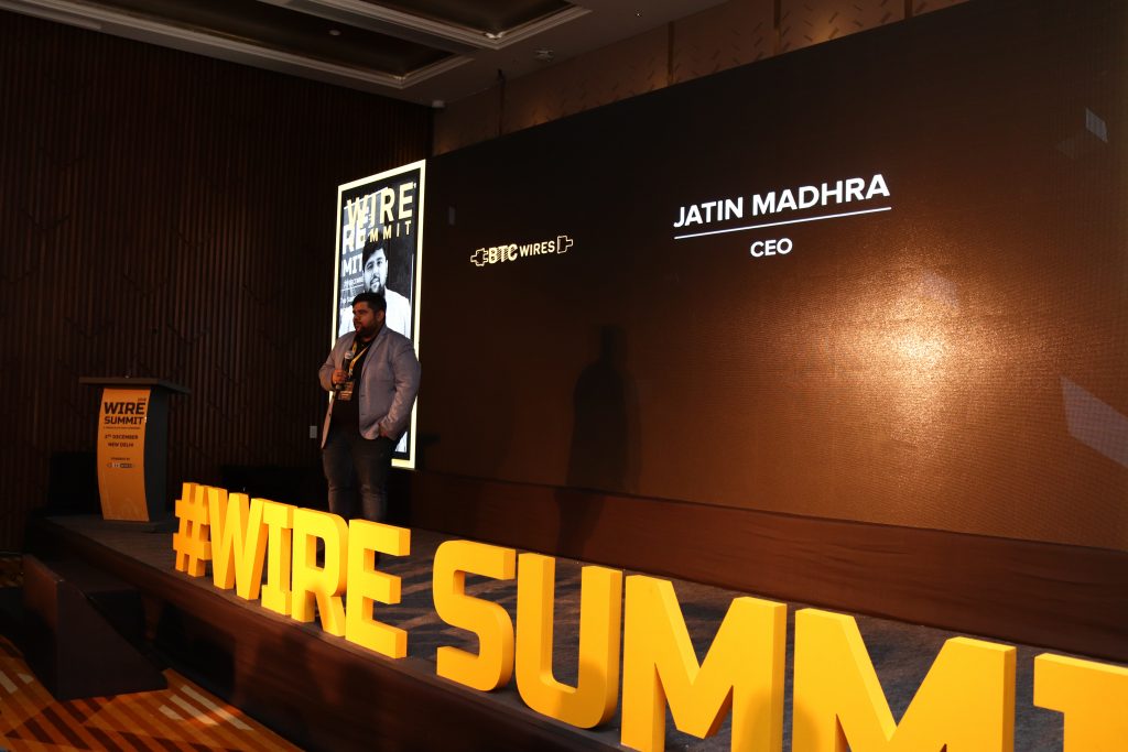 Jatin Madhra at Wire Summit 2018